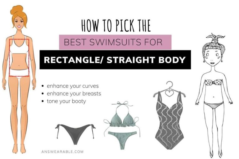 Swimsuits for Rectangle Body Shape: How to Choose Right