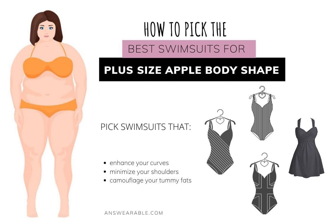 dresses for apple body shape plus size