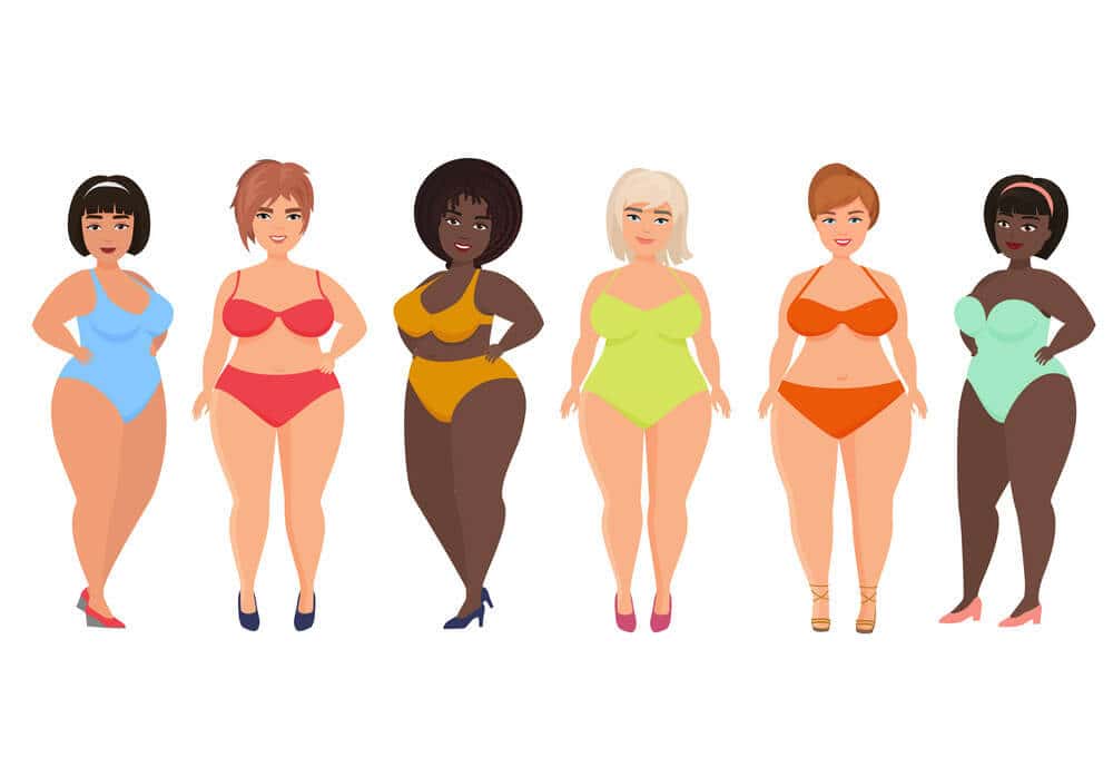 body shape figures Vector Image Dressing for Curvy Body Types — Latham Plus...
