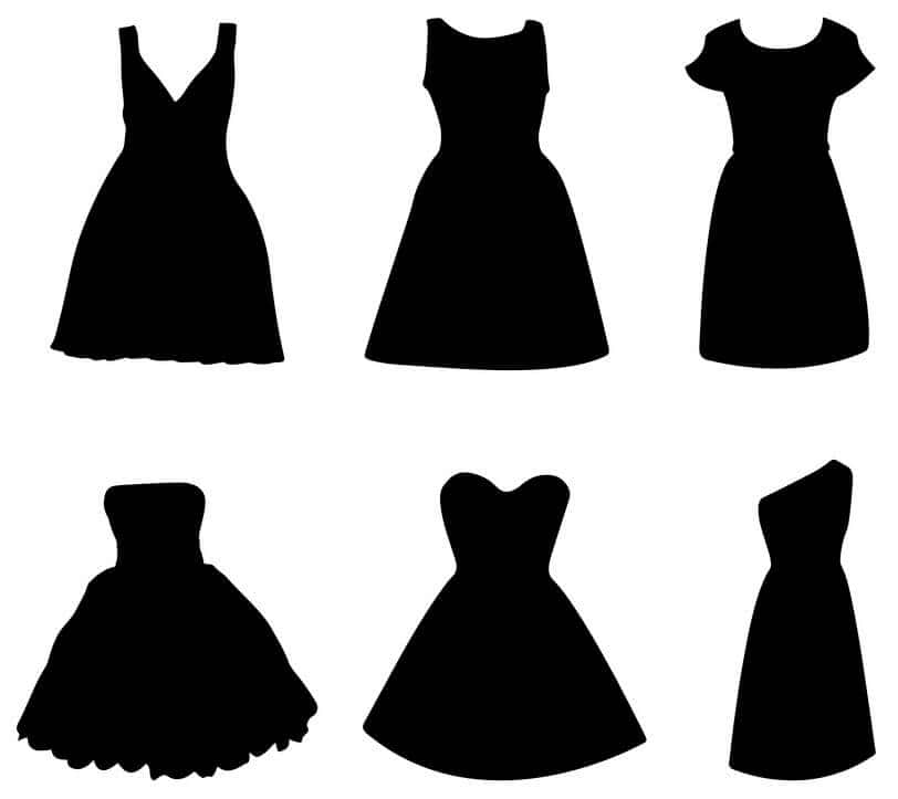 formal dresses for inverted triangle shape