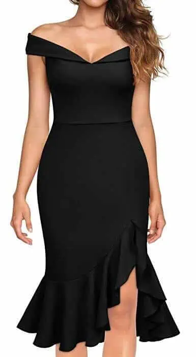 Dresses for broad shoulders and large bust sale