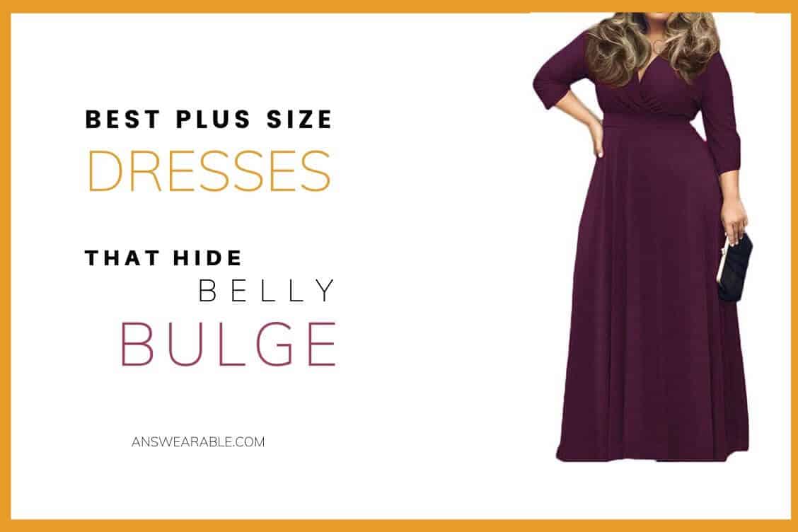 plus size dresses to hide tummy