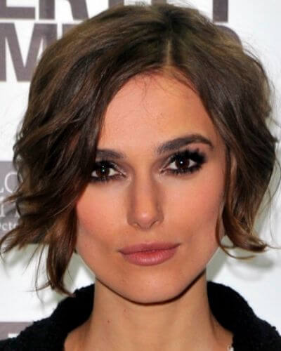 Keira Knightly Dramatic Hairstyle
