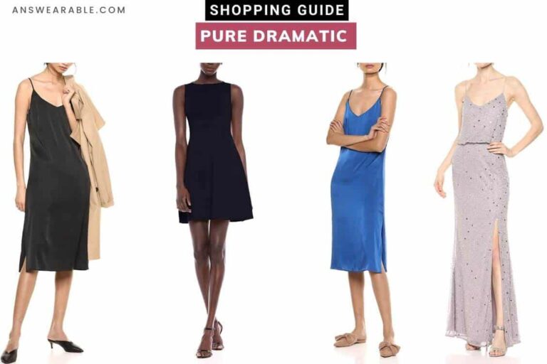 Pure Dramatic Kibbe Shopping Guide Head to Toe