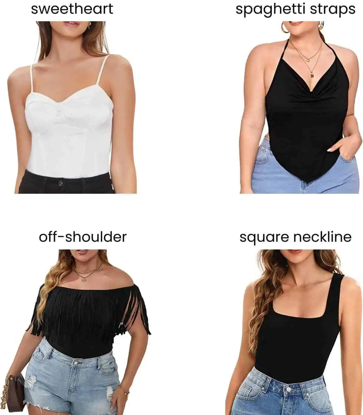 Tops that suit online broad shoulders